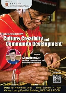 Culture Creativity and Community Development